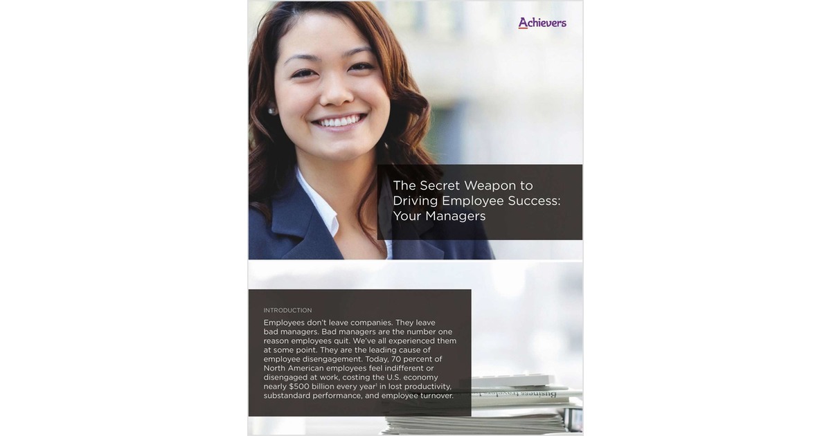 The Secret Weapon to Driving Employee Success