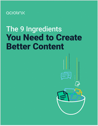 9 Ingredients You Need to Create Better Content