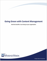 Going Green With Content Management