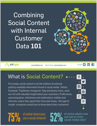 Combining Social Content with Internal Customer Data 101