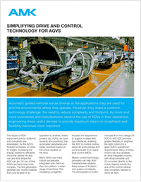 SIMPLIFYING DRIVE AND CONTROL TECHNOLOGY FOR AGVS