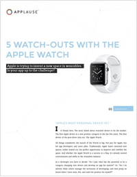5 Watch Outs With the Apple Watch