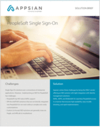 PeopleSoft Single Sign-On