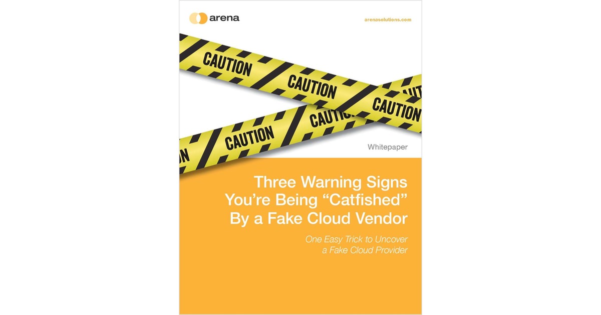 Three Warning Signs You're Being 'Catfished' By a Fake Cloud Vendor