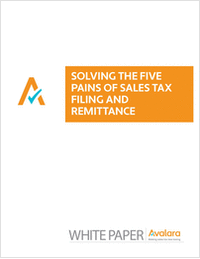 Solving The Five Pain Points Of Sales Tax Filing And Remittance