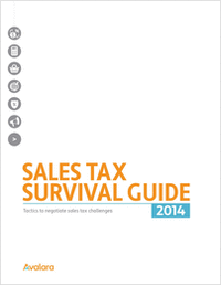 Sales Tax Survival Guide: Tactics To Negotiate Sales Tax Challenges
