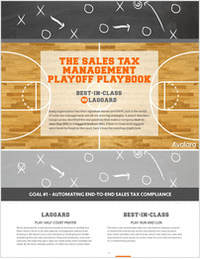 Top Companies Breeze Through Sales Tax Audits.  Get the Sales Tax Management Playoff Playbook And See Why.