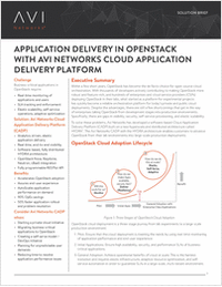 Application Delivery in OpenStack wi