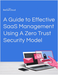A Guide to Effective SaaS Management Using a Zero Trust Security Model