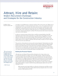 New Research on Construction Hiring Strategies