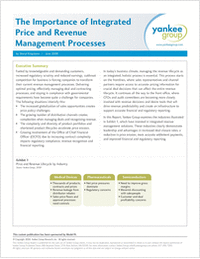 The Importance of Integrated Price and Revenue Management Processes