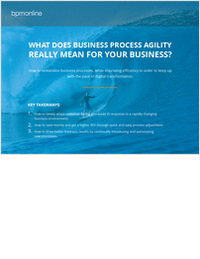 What Does Business Process Agility Really Mean for Your Business?