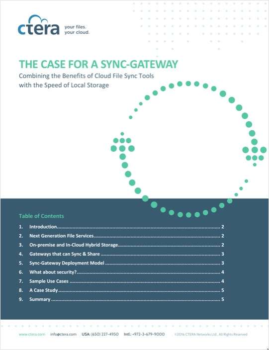 The Case for a Sync Gateway