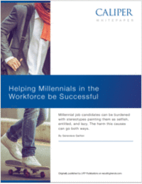 Helping Millennials in the Workforce be Successful.
