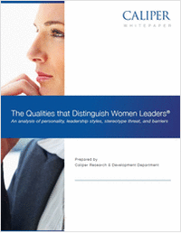 The Qualities that Distinguish Women Leaders®