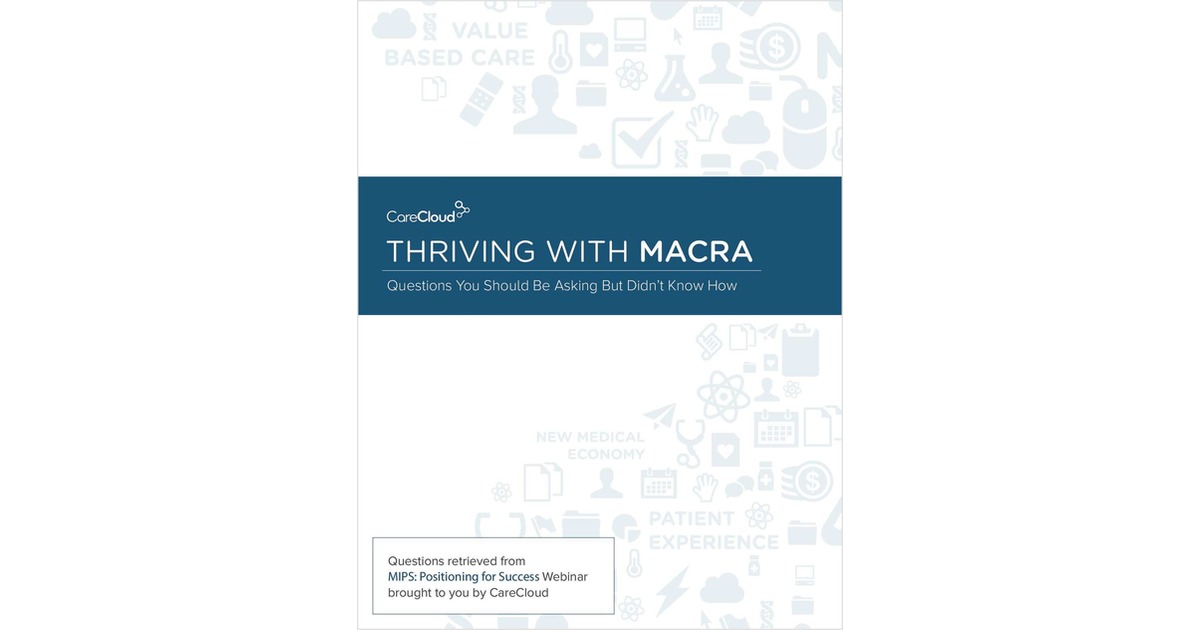 Thriving with MACRA