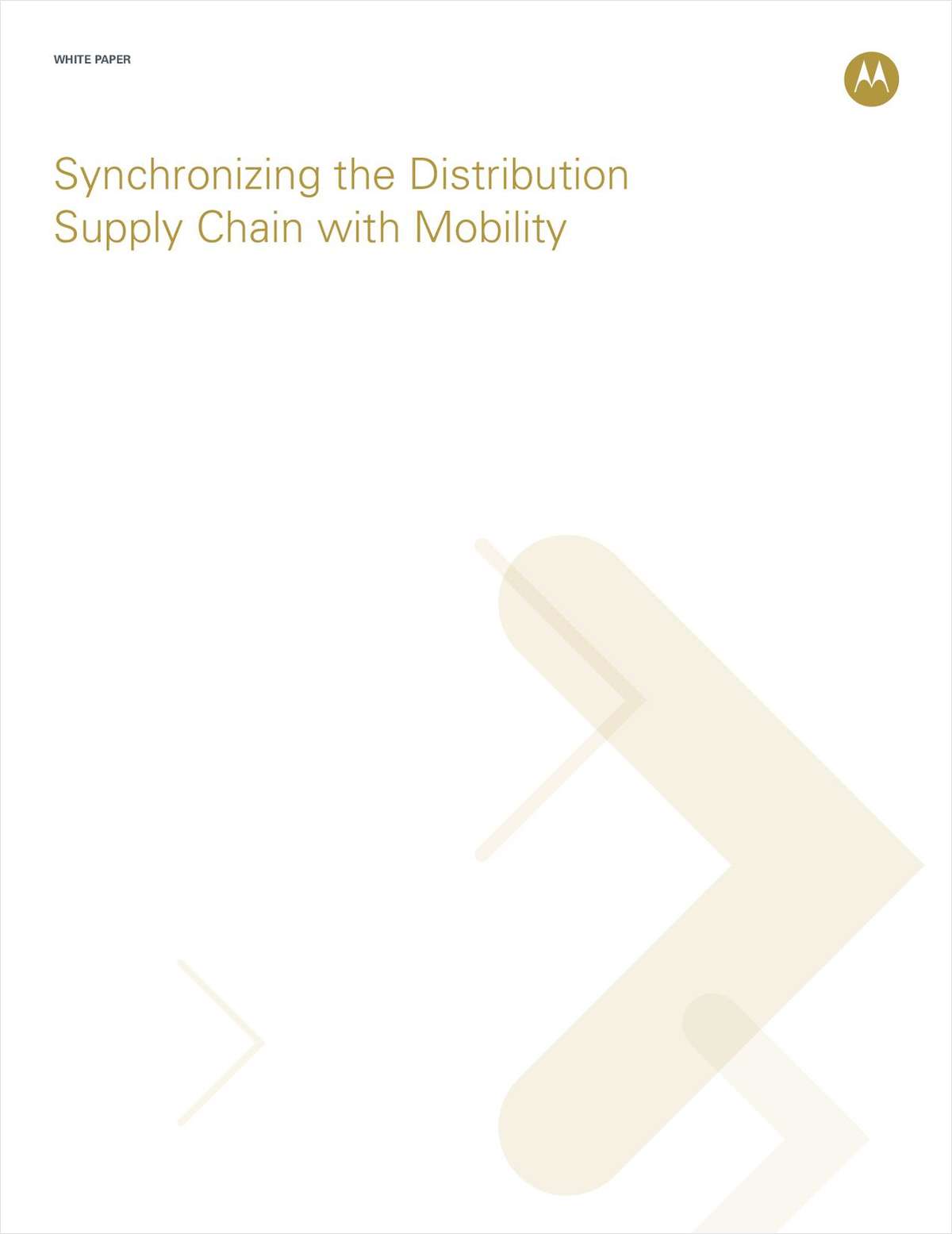 Synchronizing the Distribution Supply Chain with Mobility