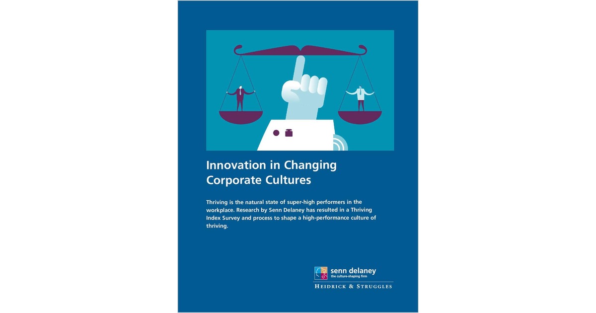 Innovation in Changing Corporate Cultures