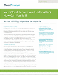 Your Cloud Servers Are Under Attack: How Can You Tell?