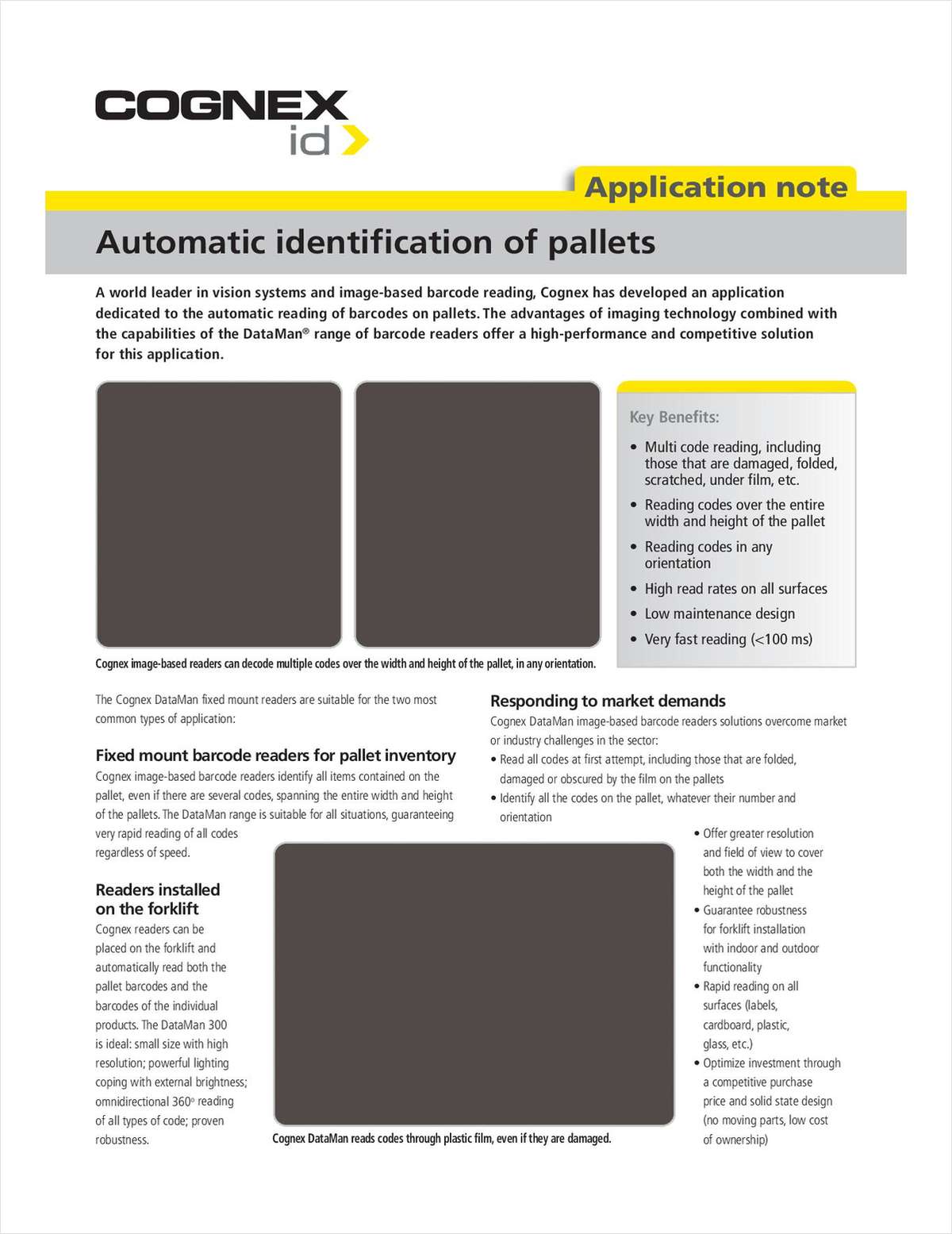 Automatic Identification of Pallets