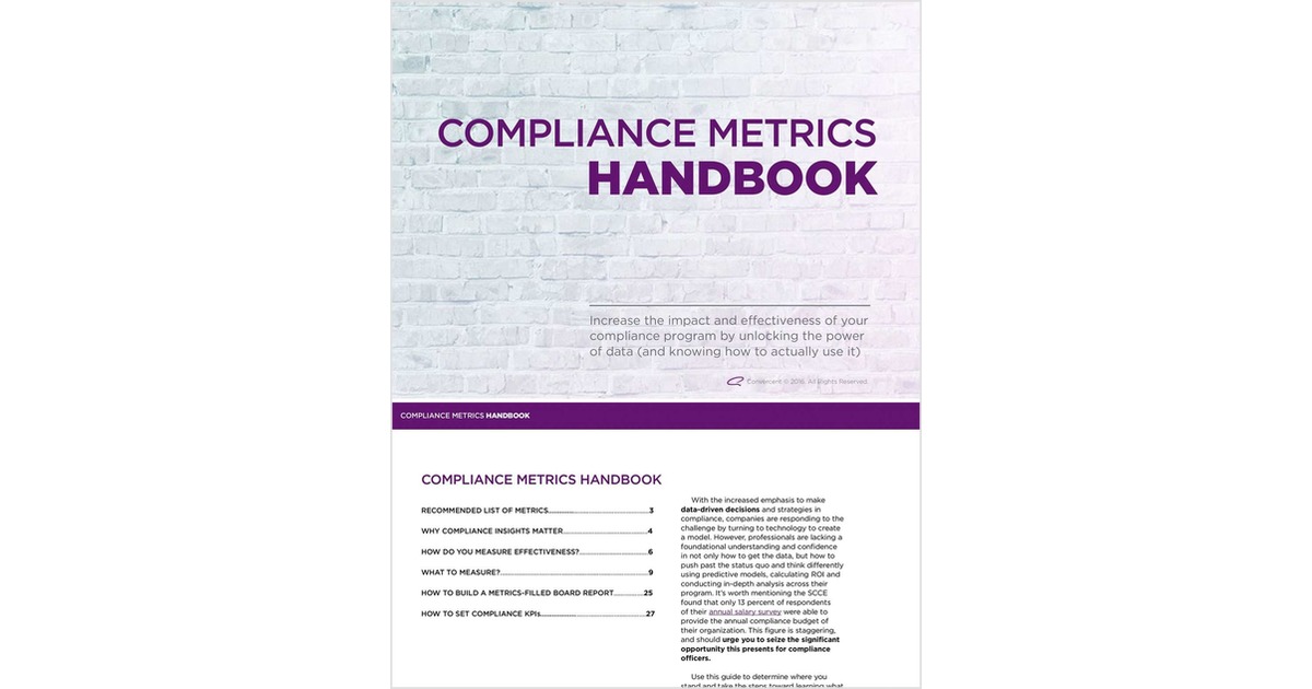 The Compliance Metrics Handbook