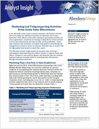 Trends in High Velocity Sales & Marketing by The Aberdeen Group