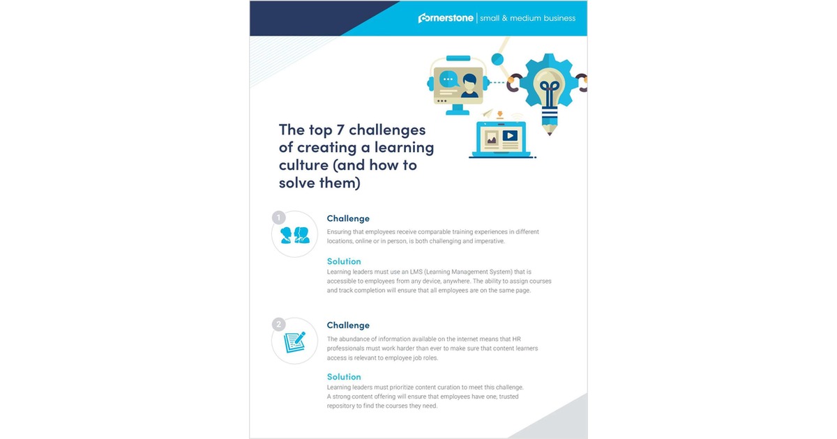 The Top 7 Challenges Of Creating A Learning Culture (And How To Solve Them)
