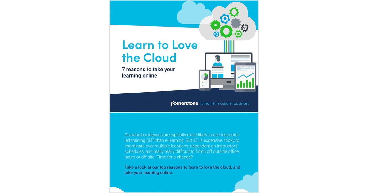 Learn To Love The Cloud