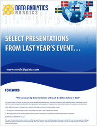 Select Presentations from Data Analytics Nordics