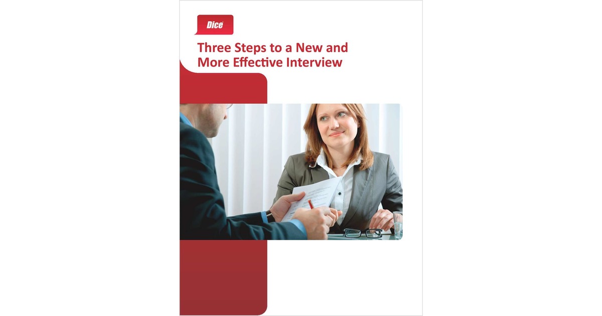 Three Steps to a New and More Effective Interview