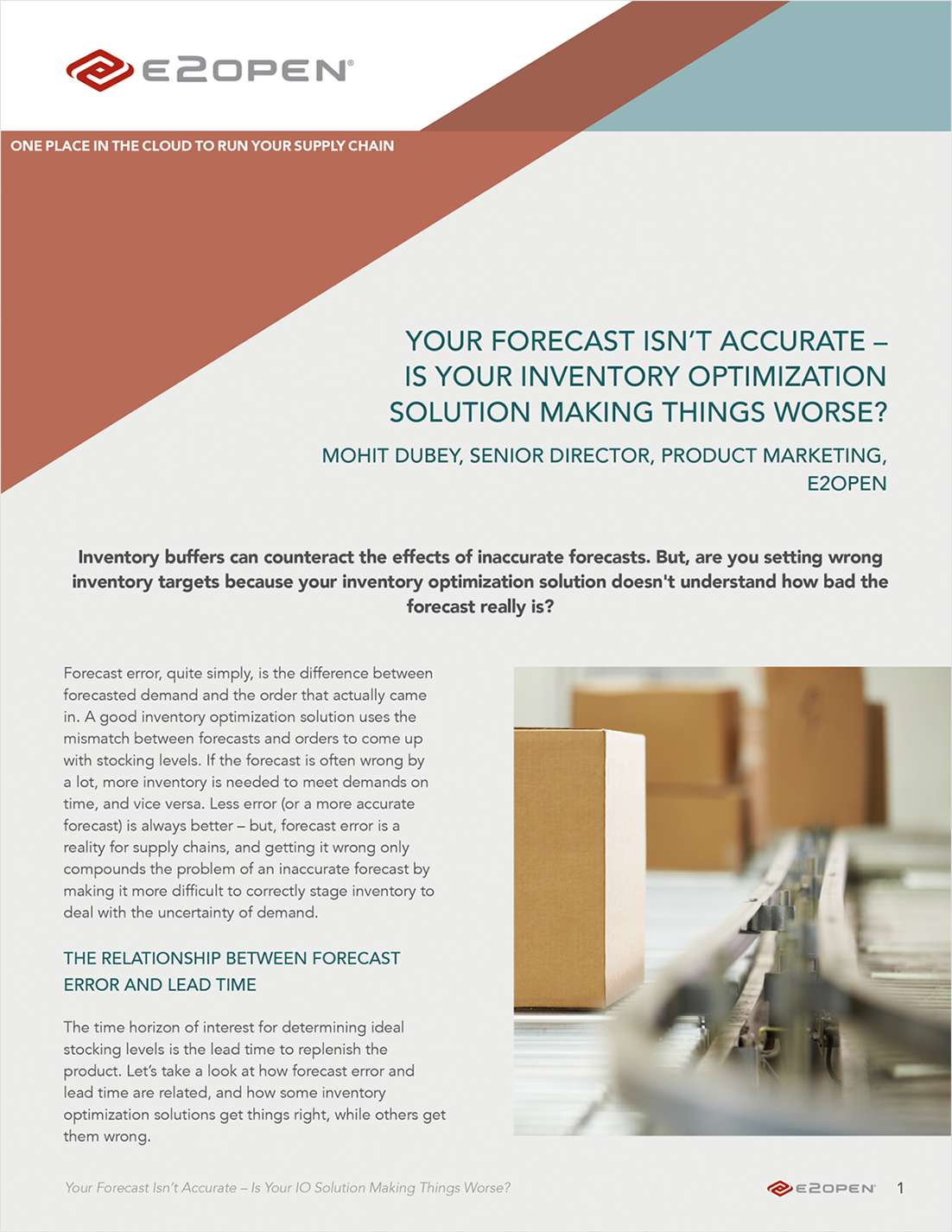 Your Forecast Isn't Accurate -- Is Your Inventory Optimization Solution Making Things Worse?