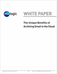 The Unique Benefits of Archiving Email in the Cloud