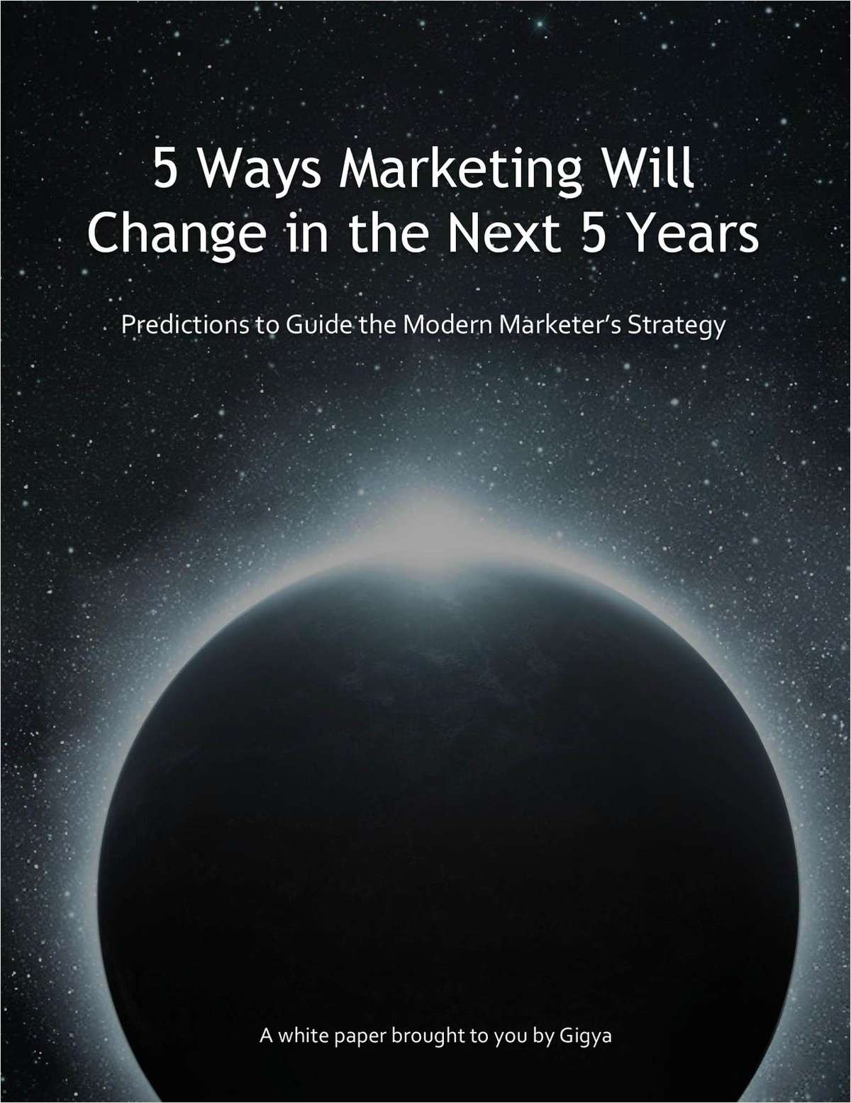 5 Ways Marketing Will Change in the Next 5 Years