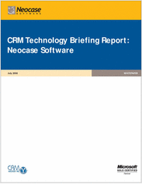 CRM Technology Briefing Report: Neocase Software for Customer Support