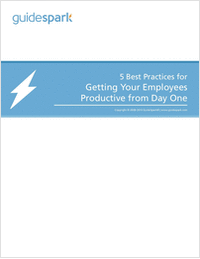 5 Best Practices for Getting Your Employees Productive from Day One