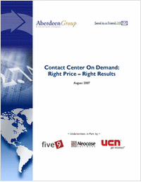 Contact Center On Demand: Right Price – Right Results