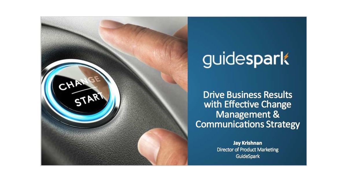 Drive Business Results with Effective Change Management & Communications Strategy