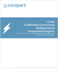 10 Steps to Communicate Employee Equity Compensation Programs Effectively