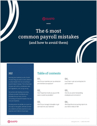 The 6 Most Common Payroll Mistakes (and How to Avoid Them)