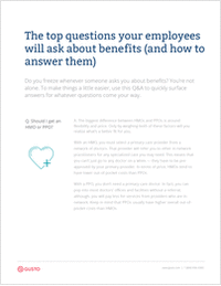 The Top Questions Your Employees Will Ask About Benefits (And How to Answer Them)