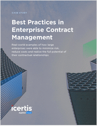 Learn How Large Enterprises Benefit from Deployment of Contract Management