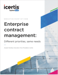 Enterprise Contract Management: Different priorities, same needs