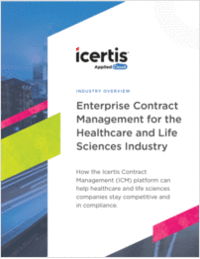 Enterprise Contract Management for the Healthcare and Life Sciences Industry