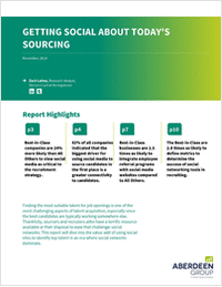 Aberdeen Report: Getting Social About Today's Sourcing
