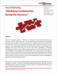 Smart Marketing: Marketing Fundamentals During the Recovery