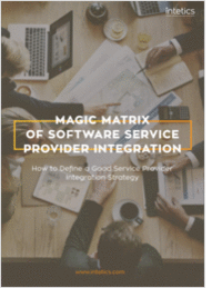 Magic Matrix Of Software Service Provider Integration