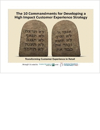 10 Commandments for Developing a High Impact Customer Experience Strategy eBook