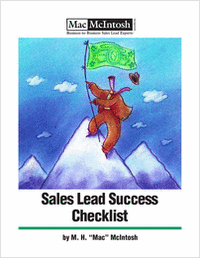 Technology B2B Sales Lead Success Checklist