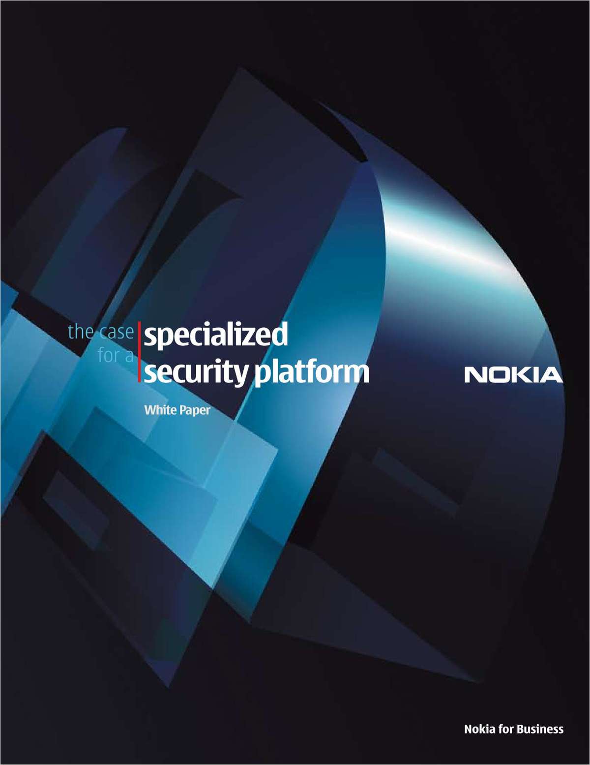 The Case for a Specialized Security Platform