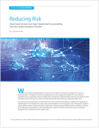 Reducing Risk: How Cloud Services Can Inject Speed and Accountability Into Your Implementation Timeline